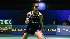 �pan�lská badmintonová hv�zda Carolina Marínová