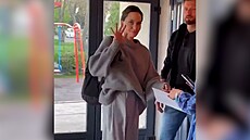 Do Lvova přijela americká herečka Angelina Jolie