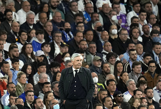 Carlo Ancelotti, trenér Realu Madrid.