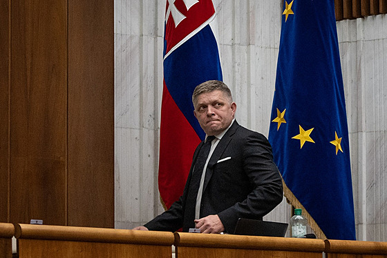 Pedseda slovenské strany Smr-SD Robert Fico (4. kvtna 2022)