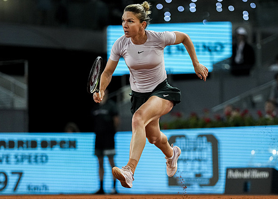 Simona Halepová na turnaji v Madridu