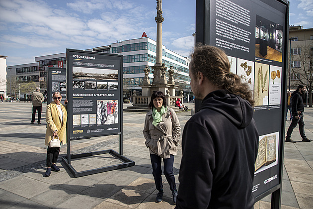 Na Masarykově náměstí v Ostravě odstartoval projekt Muzeum jde do ulic, který...