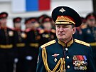 Generálplukovník Alexandr Lapin, který velí ruskému Centrálnímu vojenskému...