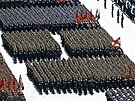 Rusko slaví vojenskou pehlídkou Den vítzství. (9. kvtna 2022)