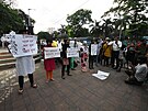 Protesty proti hromadným znásilnním v Indii (20. dubna 2022)