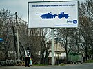 Ukrajinský vzkaz pro okupanty v Dnipropetrovsku: Ruský vojáku, sezona setby...