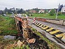 Most v Teticch na Brnnsku museli silnii uzavt. idii, kte dosud...