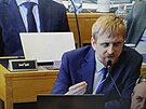 Zastupitel eskch Budjovic Jan Pikous (KSM) pi debat o odejmut estnho...