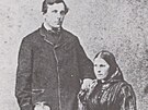 Karel a Helena Novotn s dcerou Boenou (pozdji provdanou apkovou, matkou...