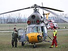 Oslava 30. v�ro�� zalo�en� Leteck� z�chrann� slu�by v L�n�ch u Plzn�. Na sn�mku...