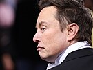 Elon Musk na Met Gala v New Yorku (2. kvtna 2022)