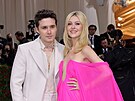 Brooklyn Beckham a Nicola Peltzová na Met Gala (New York, 2. kvtna 2022)