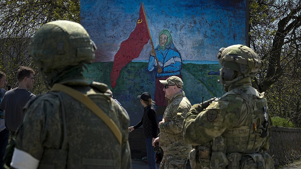 Rutí vojáci na Ukrajin