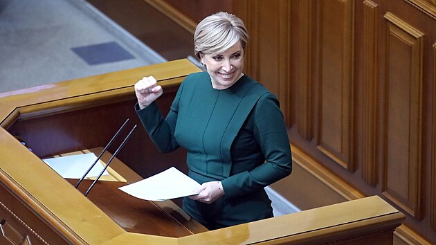 Ukrajinsk vicepremirka Iryna Vereukov