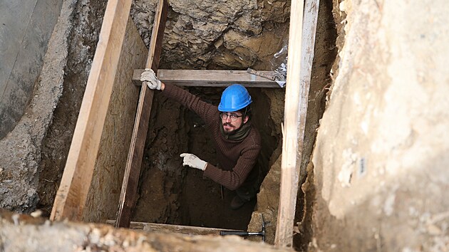 Archeologick przkum v objektu mon star mincovny v centru Jihlavy
