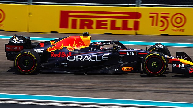 Max Verstappen z Red Bullu v kvalifikaci Velk ceny Miami F1.