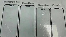 Únik krycích skel pro adu iPhone 14