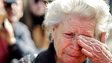 Evakuovaní ukrajin�tí civilisté z Mariupolu mí�í do Záporo�í. (2. kv�tna 2022)