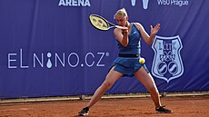 Darja Lopatecká na turnaji I. ČLTK Prague Open 2022.