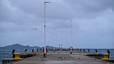 Hlavní msto Britských Panenských ostrov Road Town (2. kvtna 2022)