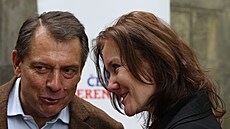 Lidé v esku si pipomínají Svátek práce. Jií Paroubek na Steleckém ostrov....