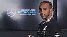 Lewis Hamilton ze stáje Mercedes v Miami
