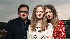 Václav Kopta a jeho dcery Franti�ka a Jana