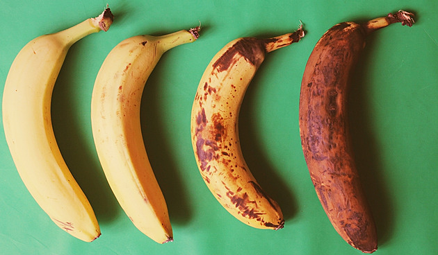 Hnědnutí banánů může zastavit jedině skladování bez kyslíku, tvrdí vědci