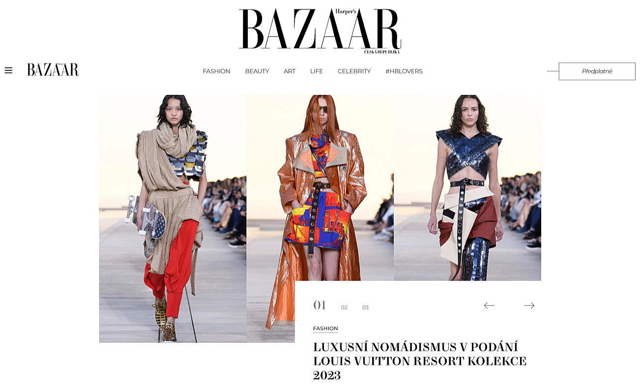 Harper's Bazaar spustil nový web - iDNES.cz