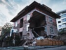 V pra�ském Braníku se z�ítila �ást domu, v sutinách nikdo nebyl. (18. kv�tna...