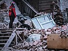 V pra�ském Braníku se z�ítila �ást domu, v sutinách nikdo nebyl. (18. kv�tna...