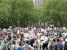 Protest za práva en na potrat v New Yorku (14. kvtna 2022)