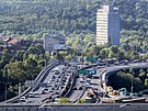 Rekonstrukce Barrandovského mostu v Praze zaala. (16. kvtna 2022)