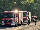 V Údolní ulici v pra�ském Braníku se z�ítila �ást domu. Na místo vyjely...