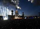 Koncert kapely Rammstein na letiti v Letanech