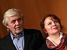 Libue afránková a Josef Abrhám starí v kin Scala (5. listopadu 2013)