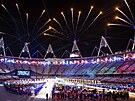Momentka ze slavnostního zakonení olympijských her v Londýn 2012