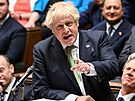 Britský premiér Boris Johnson promluvil v parlamentu.  (19. kvtna 2022)
