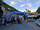 Zábor prostranství kvli pivnímu festivalu na Karltejn. (14. kvtna 2022)