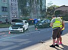 P�i nehod� v Kralupech nad Vltavou se srazila �ty�i auta, mezi nimi i jedno...