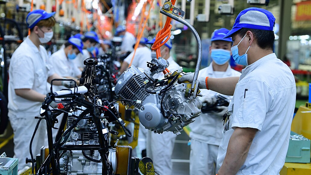 Výrobní technici ve spolenosti Honda Motor