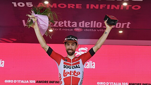 Vtz osm etapy italskho Gira Thomas De Gendt.