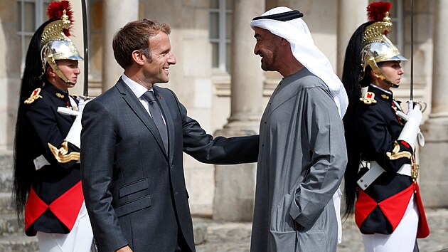 Ab Zab Muhammad bin Zajd Nahajn s francouzskm prezidentem.