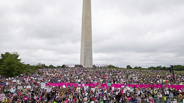 Protest za prva en na potrat ve Washingtonu (14. kvtna 2022)