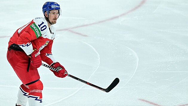 Kapitn esk hokejov reprezentace Roman ervenka na MS ve Finsku.