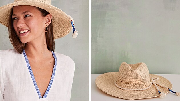 Takový slaměný klobouk je ideální nejen na pláž, ale i do města. Ze slamáků se stal praktický a slušivý tradiční letní trend.