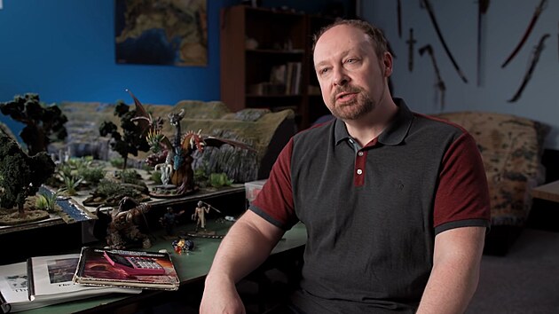 Pn jeskyn Robert Wardhaugh, kter u 40 let vede jedinou kampa ve stoln he Dungeons & Dragons