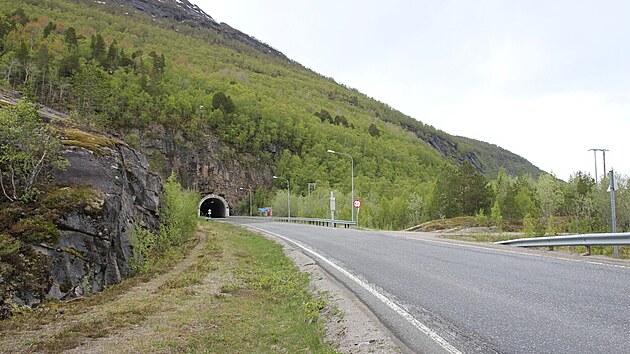 Tunel Steigen v Norsku