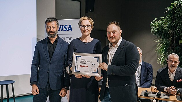 Speciální cenu zaměstnanců Visa CZ vyhrál obchodník Bikero za svoji originální prodejnu na pražské Bořislavce.