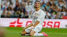 Cristiano Ronaldo hrající ve španělské Malaze za  Real Madrid